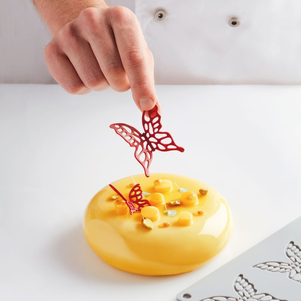 Siliconenvorm voor tuile GG051, kleine vlinder, gourmand - Pavoni Siliconenvorm voor tuile GG051, kleine vlinder, gourmand - Pavoni