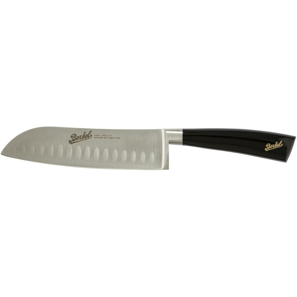 Santokumes, 18 cm, Elegance Glossy Zwart - Berkel in de groep Koken / Keukenmessen / Santoku messen bij The Kitchen Lab (1870-23953)