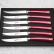 Steakmessen, 6-pack, Elegance Red - Berkel Steakmessen, 6-pack, Elegance Red - Berkel