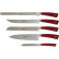 Vijfdelige messenset Elegance Red - Berkel