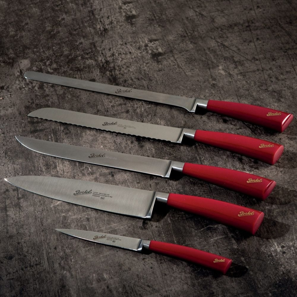 Vijfdelige messenset Elegance Red - Berkel