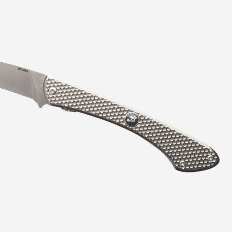 Zakmes, 12 cm, met gepolijst titanium heft - Berkel