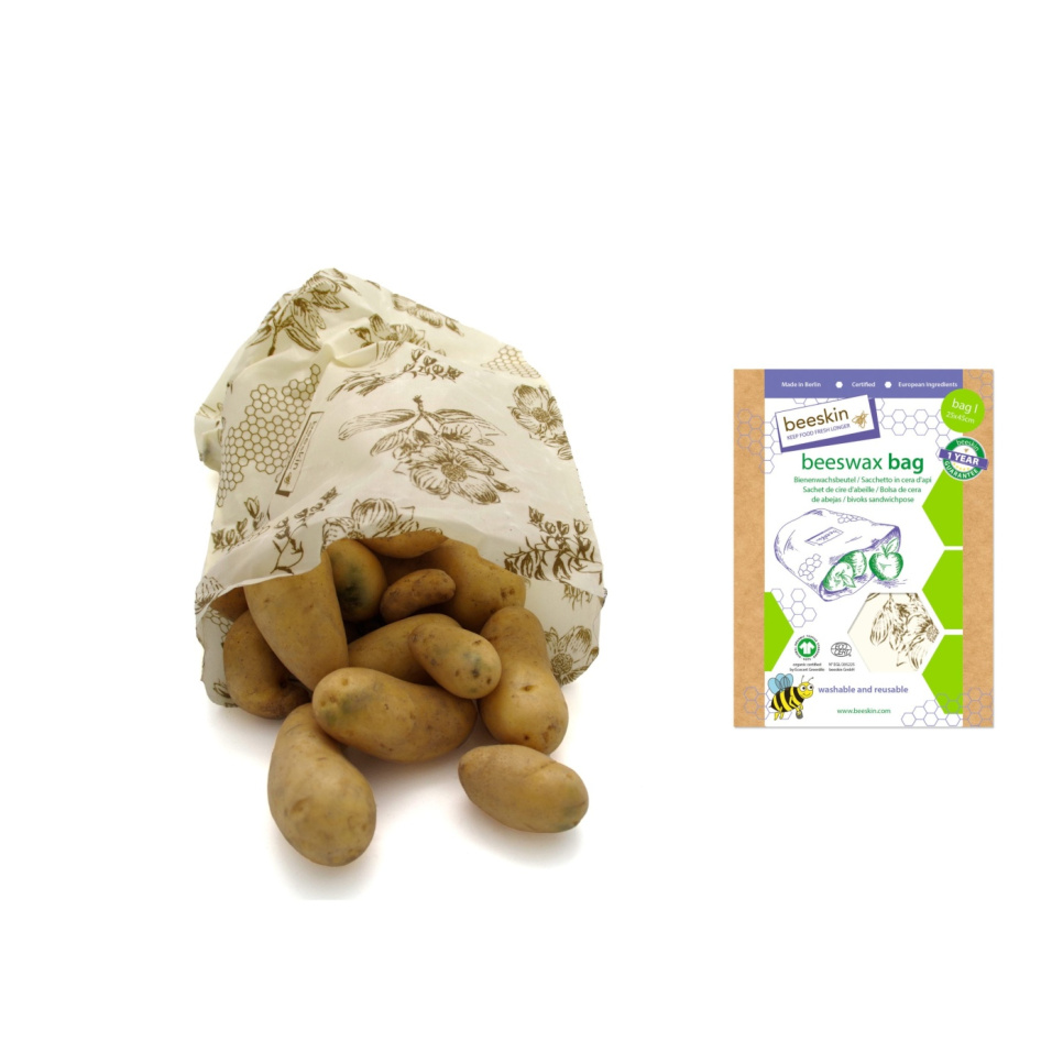 Bijenwaszakje voor meervoudig gebruik, Large - BeeSkin