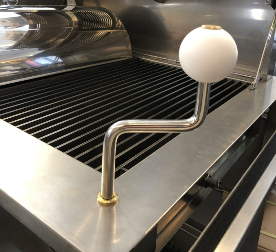 Houtskoolbarbecue, RVS- Mälarögrillen