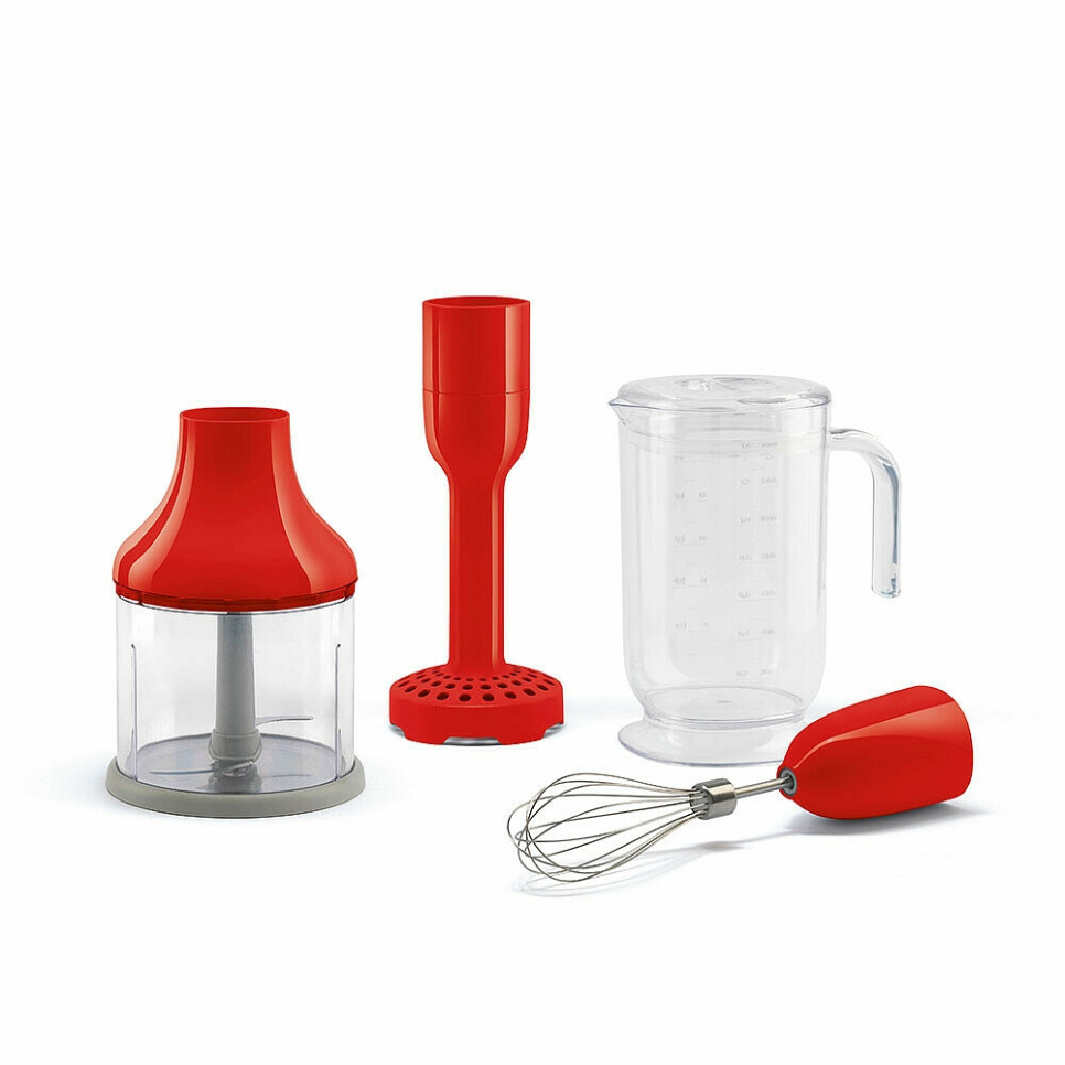 Accessoireset voor staafmixer, Rood - Smeg in de groep Keukenapparatuur / Mixen en hakken / Handmixers bij The Kitchen Lab (1984-24904)