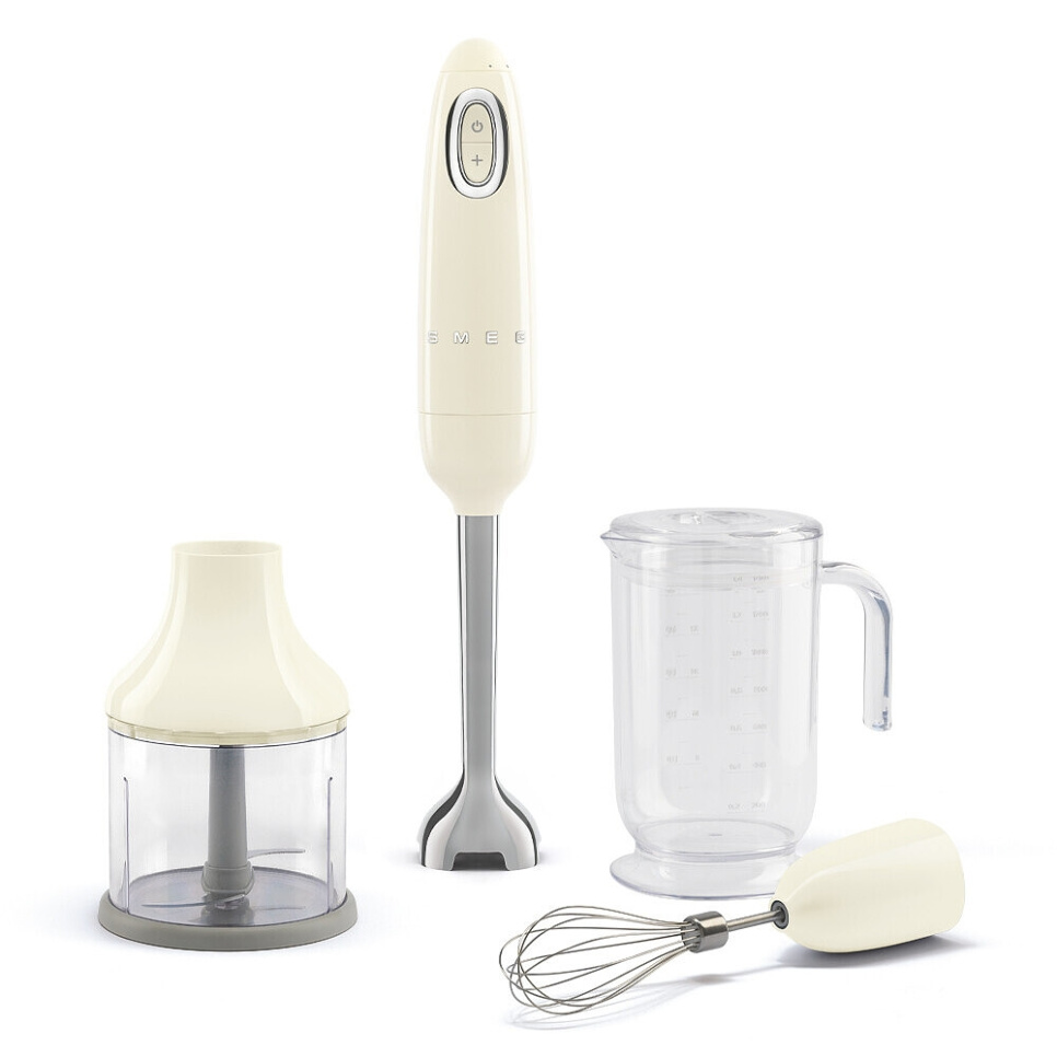 Staafmixer met accessoireset, Crème - Smeg in de groep Keukenapparatuur / Mixen en hakken / Handmixers bij The Kitchen Lab (1984-24906)