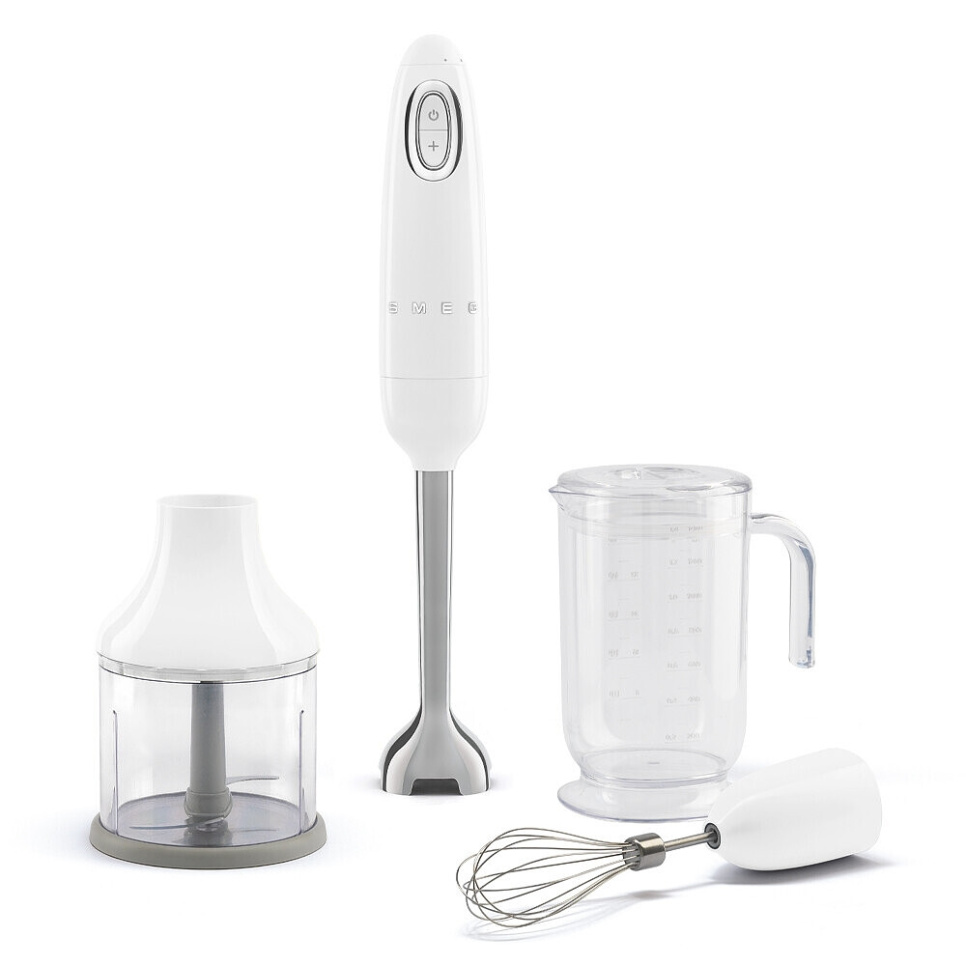 Staafmixer met accessoireset, Wit - Smeg in de groep Keukenapparatuur / Mixen en hakken / Handmixers bij The Kitchen Lab (1984-24910)