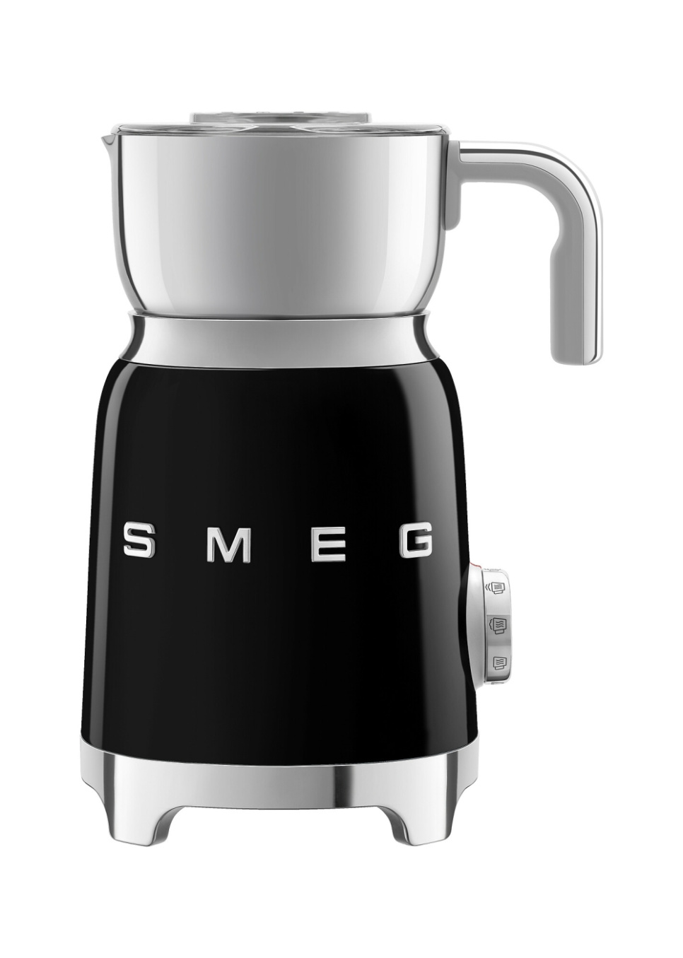 Melkopschuimer, Zwart - Smeg in de groep Thee & Koffie / Koffie accessoires / Melkopschuimer bij The Kitchen Lab (1984-24966)