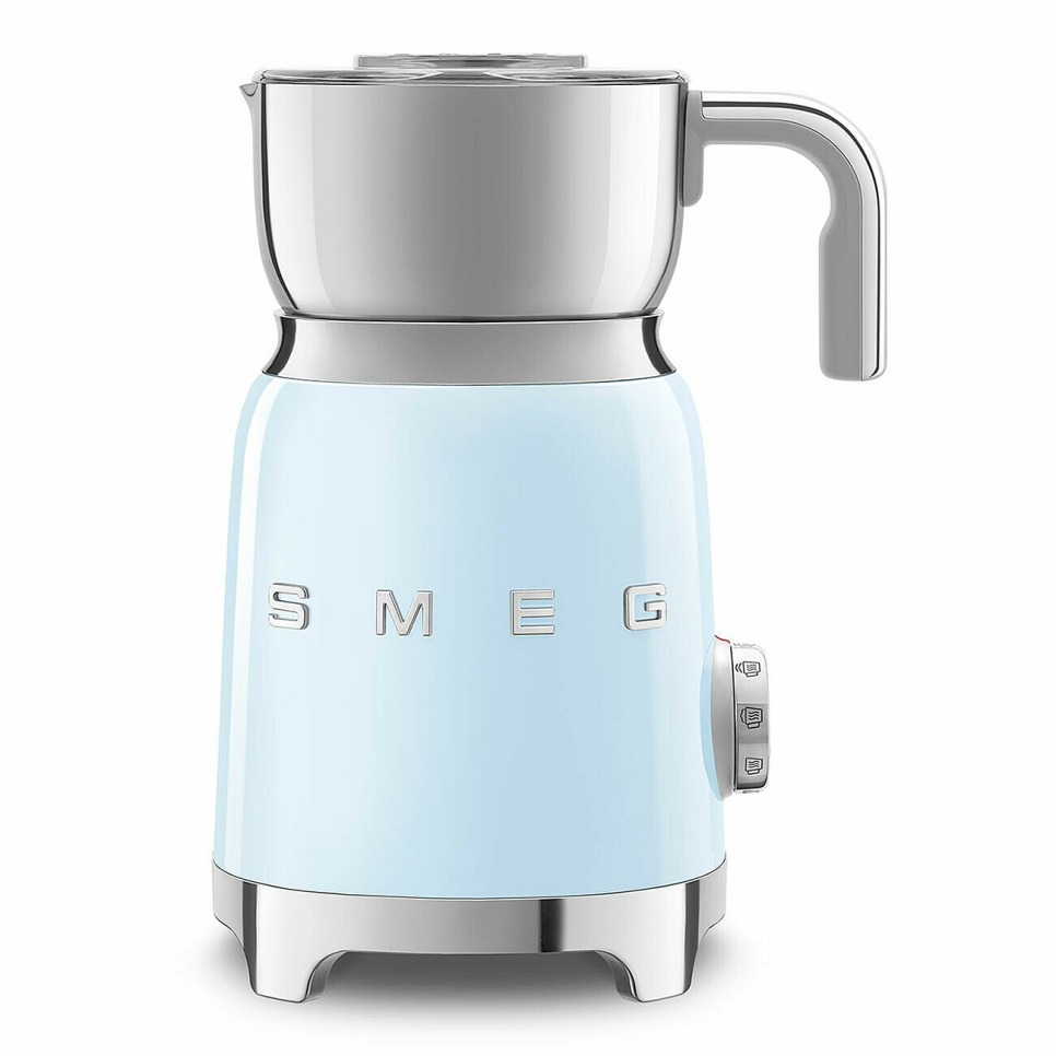 Melkopschuimer, Pastel blauw - Smeg in de groep Thee & Koffie / Koffie accessoires / Melkopschuimer bij The Kitchen Lab (1984-24968)