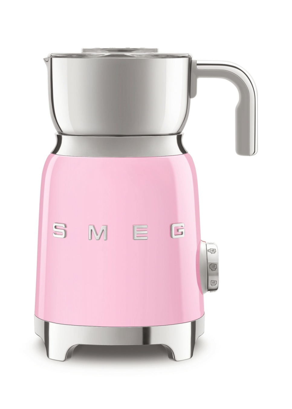 Melkopschuimer, Roze - Smeg in de groep Thee & Koffie / Koffie accessoires / Melkopschuimer bij The Kitchen Lab (1984-24970)