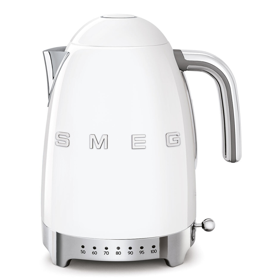 Waterkoker met temperatuurregeling, Wit - Smeg in de groep Keukenapparatuur / Verwarming & Koken / Waterkokers bij The Kitchen Lab (1984-24979)