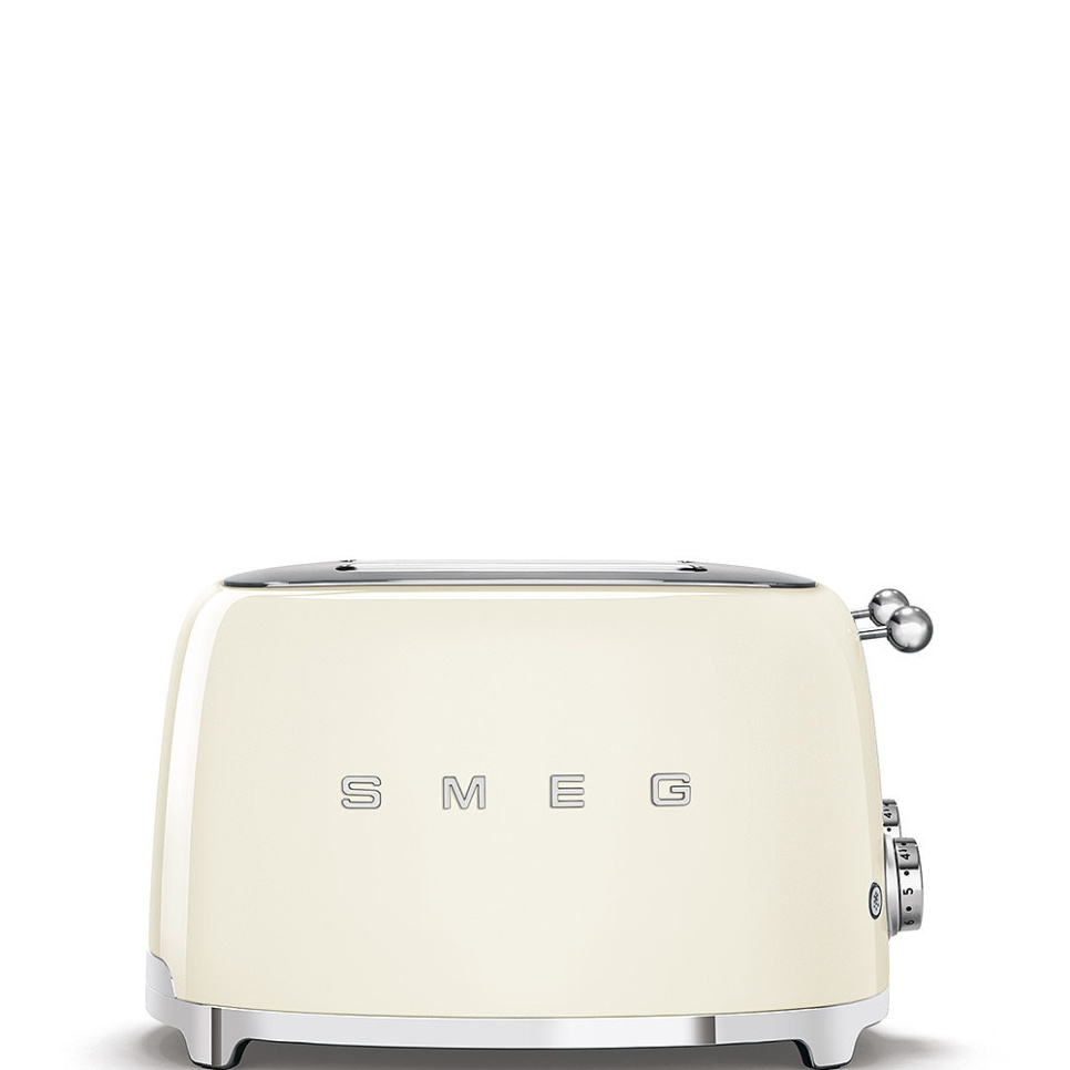 Broodrooster, 4 schijven, Crème - Smeg in de groep Keukenapparatuur / Verwarming & Koken / Broodroosters bij The Kitchen Lab (1984-25008)
