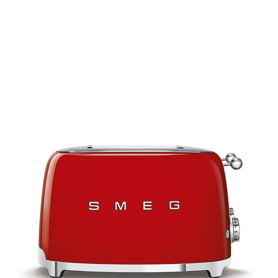Broodrooster, 4 schijven, Rood - Smeg in de groep Keukenapparatuur / Verwarming & Koken / Broodroosters bij The Kitchen Lab (1984-25010)