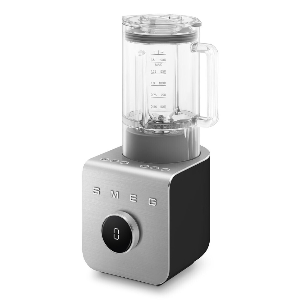 Powerblender, zwart - Smeg in de groep Keukenapparatuur / Mixen en hakken / Blenders bij The Kitchen Lab (1984-31467)