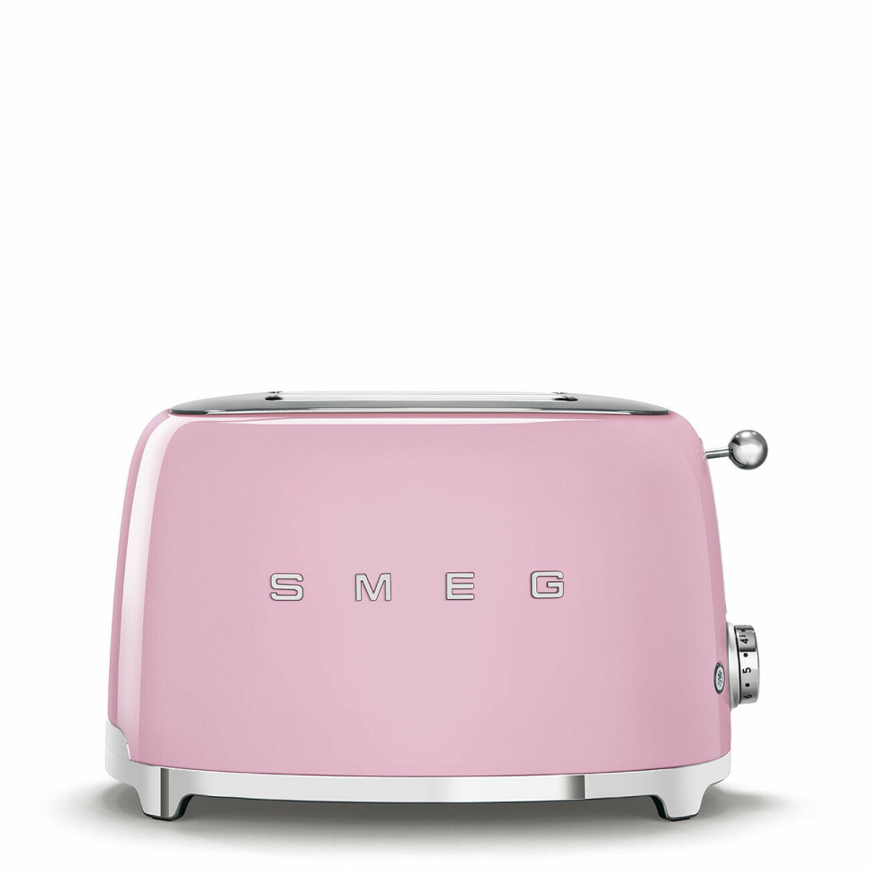 Broodrooster, 2 schijven, Roze - Smeg in de groep Keukenapparatuur / Verwarming & Koken / Broodroosters bij The Kitchen Lab (1984-31477)