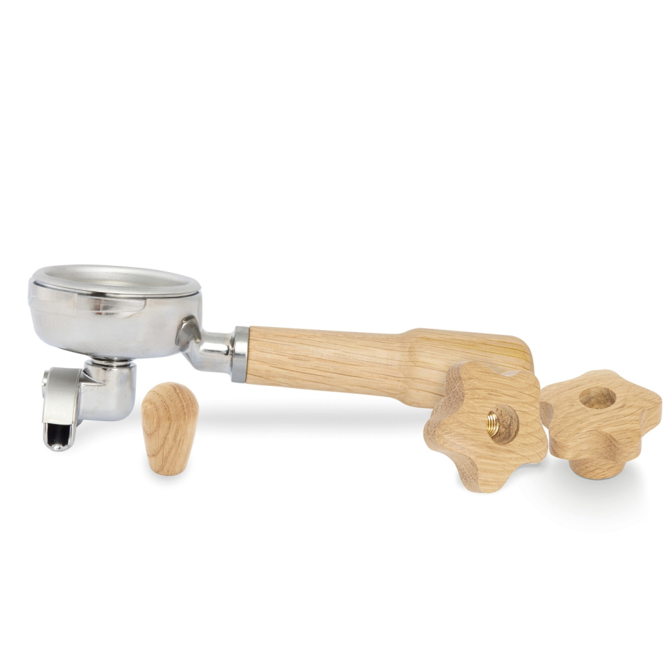 Kit met portafilter en knoppen voor Botticelli Evoluzione, Eik - La Pavoni in de groep Thee & Koffie / Koffie accessoires / Overige accessoires bij The Kitchen Lab (1984-31501)