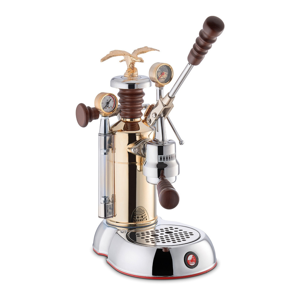 Retro handmatige espressomachine, Esperto Competente, Goud - La Pavoni in de groep Thee & Koffie / Koffie zetten / Espressomachines bij The Kitchen Lab (1984-31505)