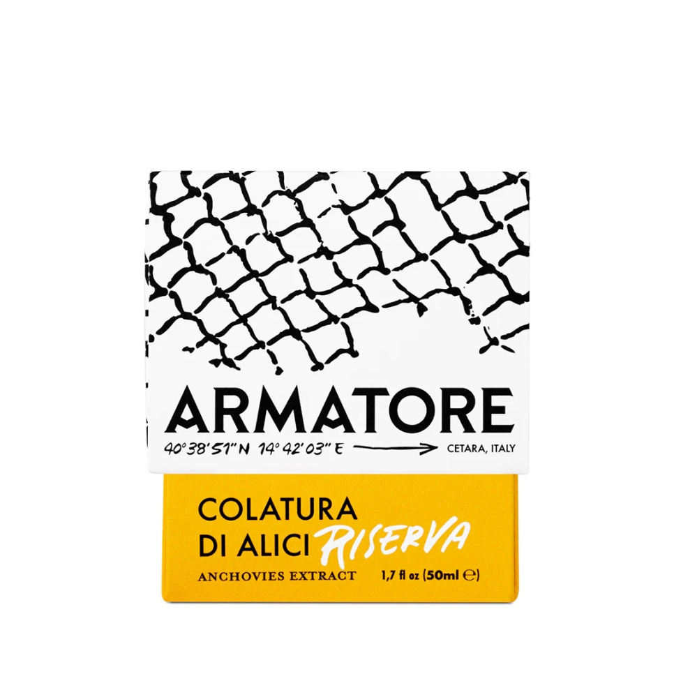 Colatura di alici, Ansjovis-extract, 50ml - Armatore Colatura di alici, Ansjovis-extract, 50ml - Armatore