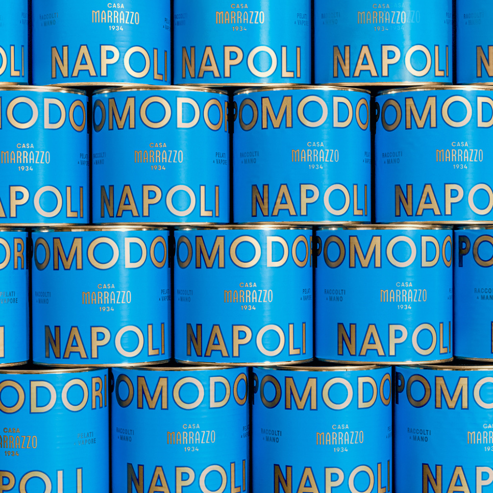 Hele tomaten in blik, Pomodori Napoli, 2550g - Casa Marrazzo