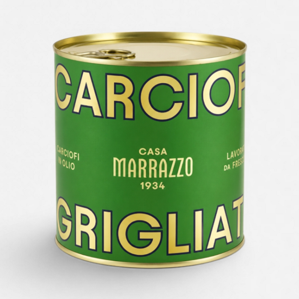 Gegrilde Artisjok in Stukken, Carciofi Grigliati, 750 g - Casa Marrazzo in de groep Koken / Koloniaal bij The Kitchen Lab (2022-35982)