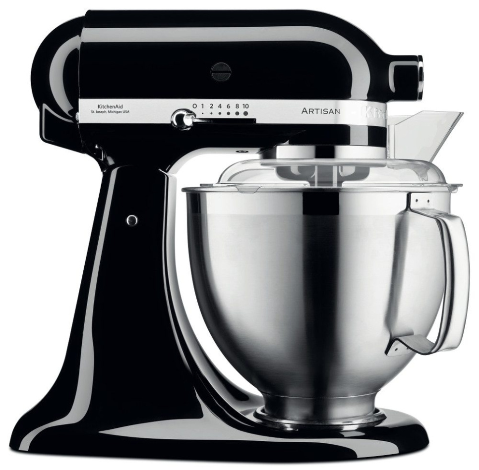 Keukenhulp, Artisan 5KSM185PS, Onyx Zwart - KitchenAid in de groep Keukenapparatuur / Mixen en hakken / Assistenten bij The Kitchen Lab (2069-26681)
