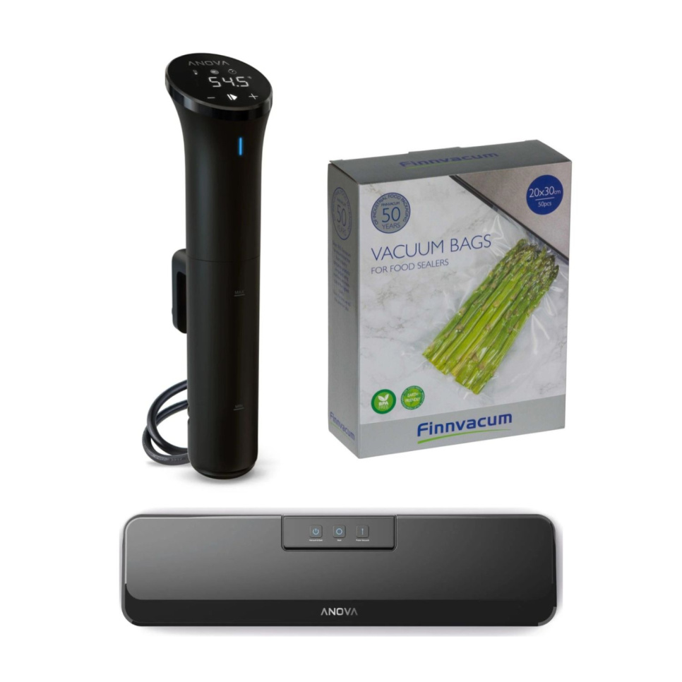 Sous Vide-Set, Anova Nano 2.0 / Anova Precision® - Anova in de groep Koken / Sous vide / Zip- & vacuümzakken bij The Kitchen Lab (2075-36663)