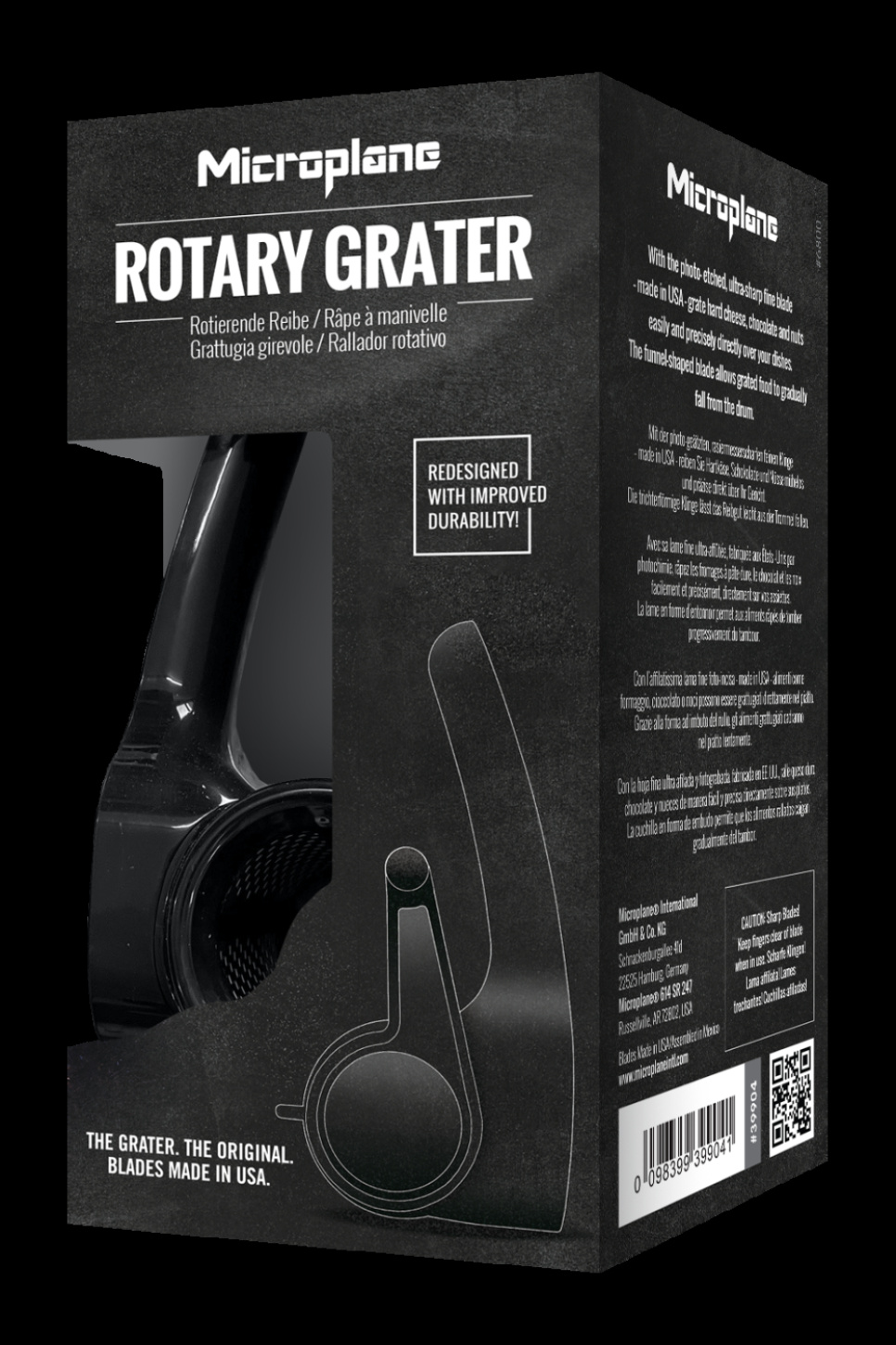 Roterende kaasrasp, Parmezaanse rasp - Microplane Roterende kaasrasp, Parmezaanse rasp - Microplane