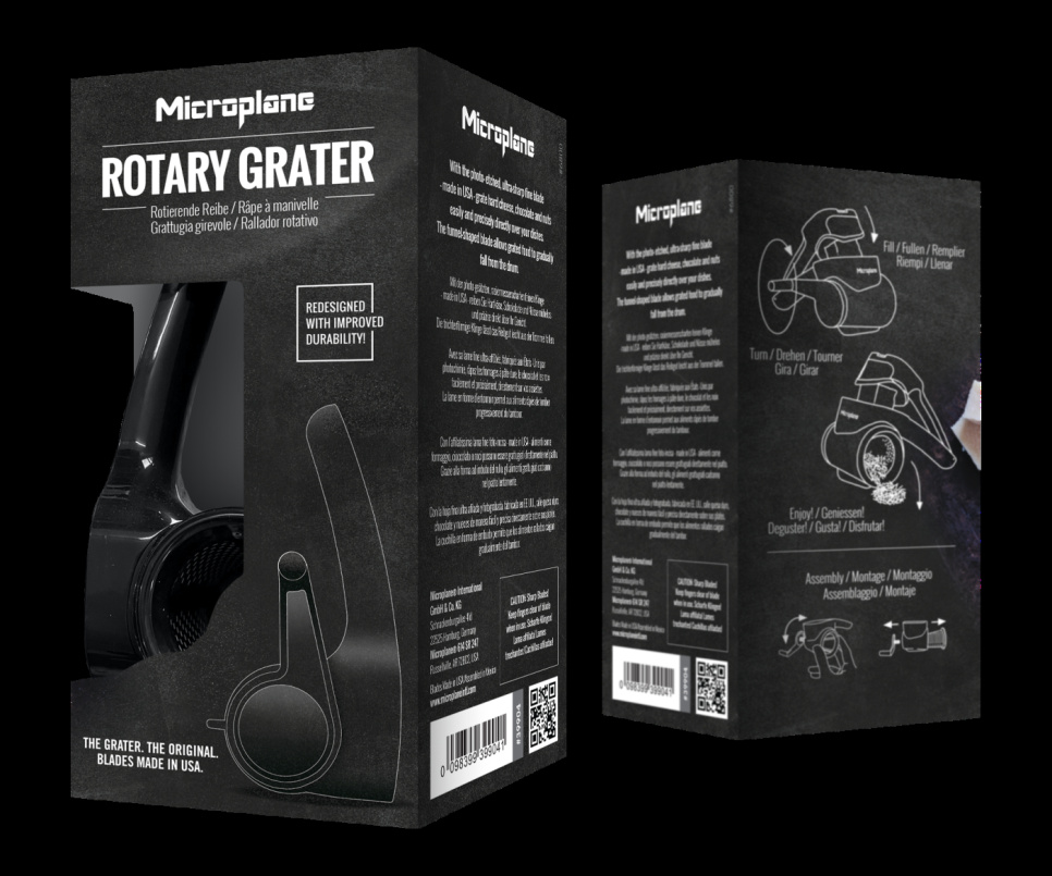 Roterende kaasrasp, Parmezaanse rasp - Microplane Roterende kaasrasp, Parmezaanse rasp - Microplane