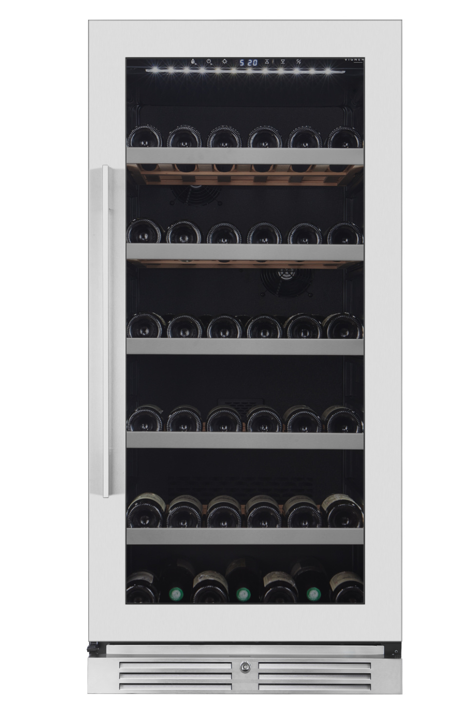 Wijnkoeler, Opslag 130 SS - Vigneron in de groep Keukenapparatuur / Koel & Vries / Wijn koelkasten bij The Kitchen Lab (2140-27932)