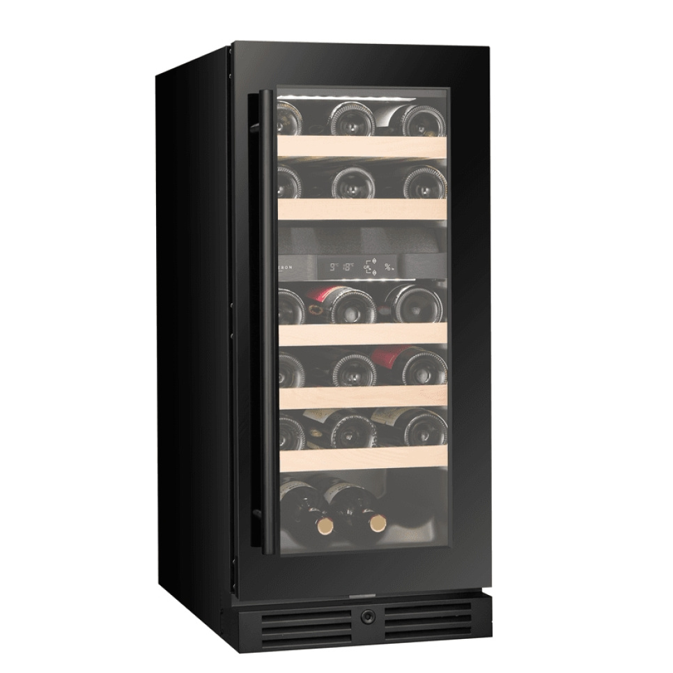 Wijnkoelkast Kitchen Collection 40, Dubbele zone, Zwart - Vigneron
