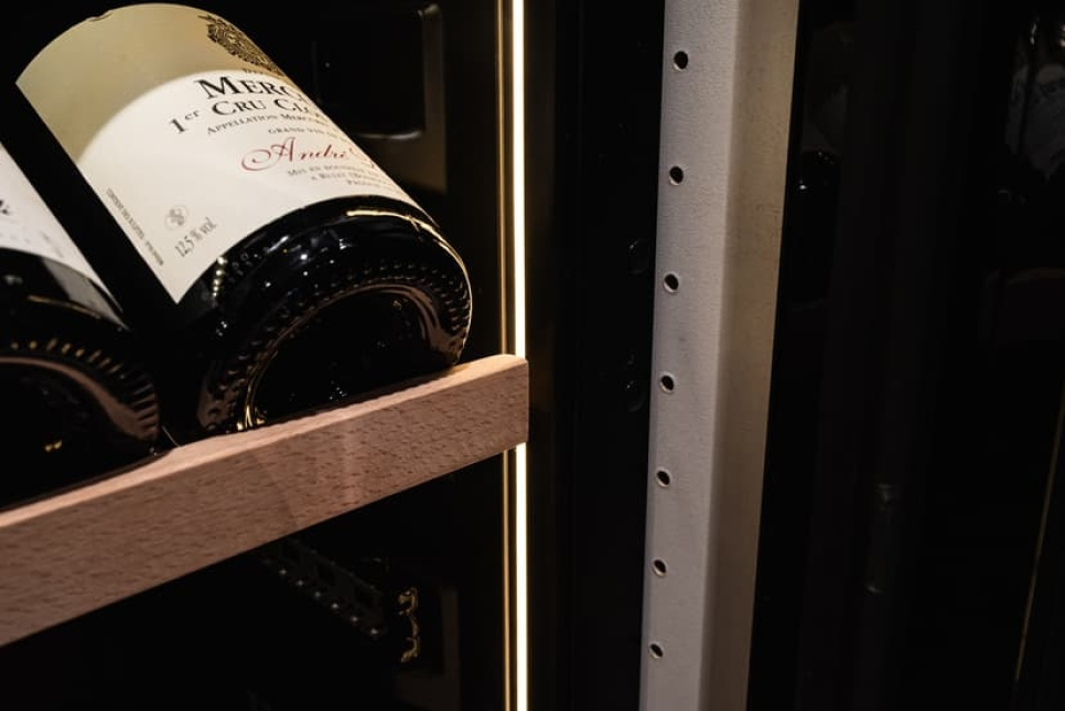 Wijnkoelkast Kitchen Collection 40, Dubbele zone, Zwart - Vigneron