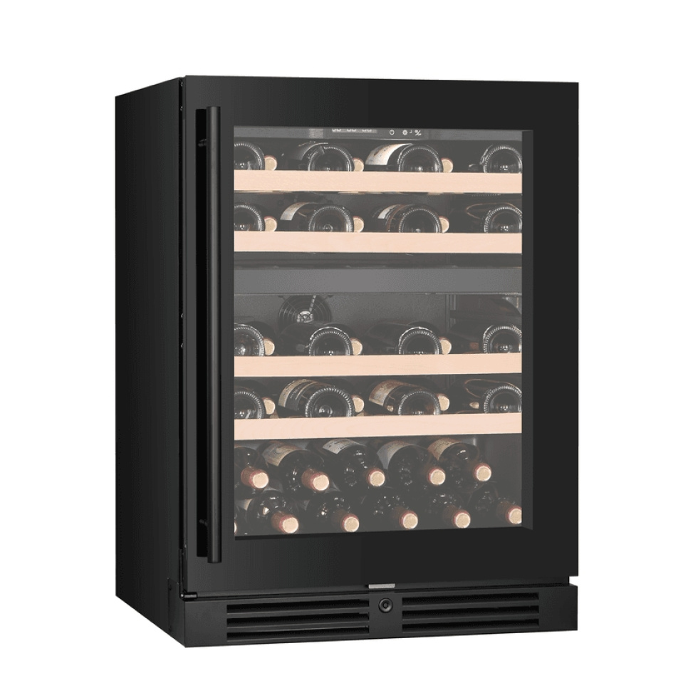 Wijnkoelkast Kitchen Collection 60, Dubbele zone, Zwart - Vigneron