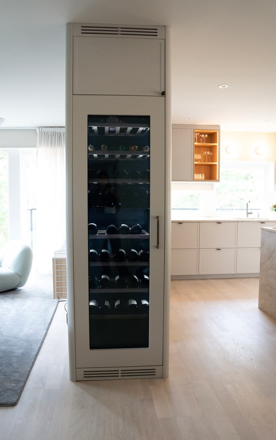 Wijnkoelkast Kitchen Integrated 180, Dubbele zone - Vigneron
