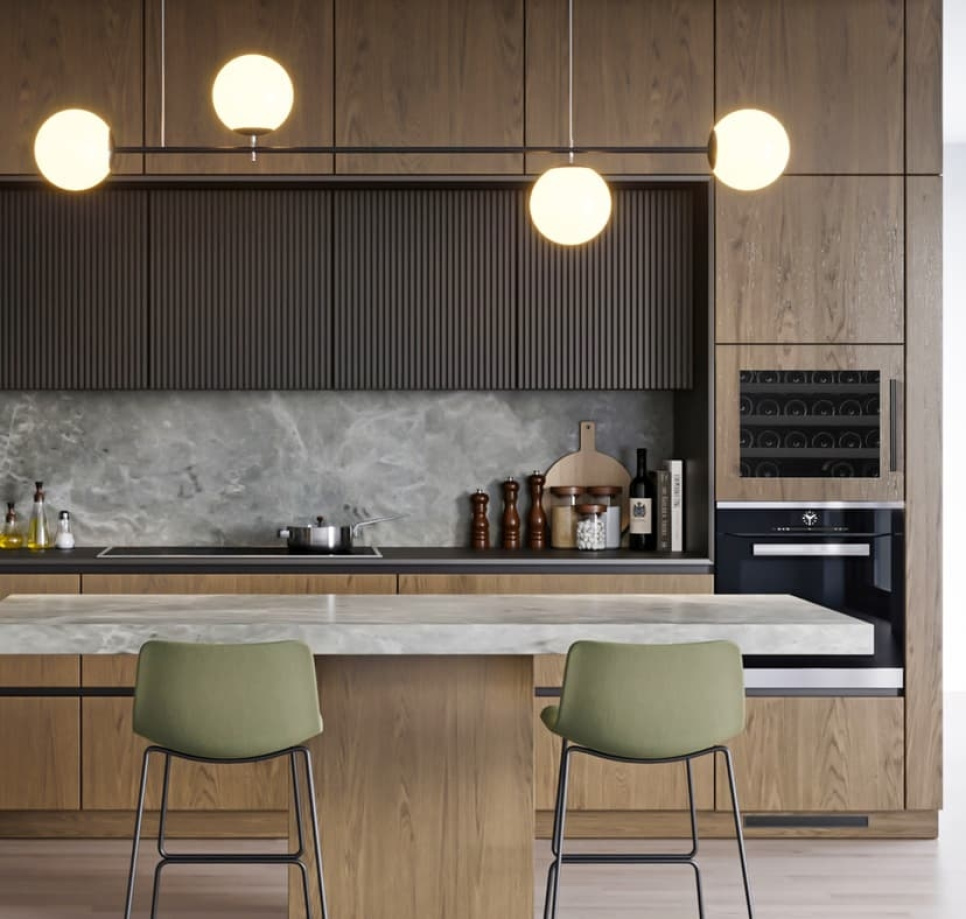 Wijnkoelkast Kitchen Integrated 45, Enkele zone - Vigneron