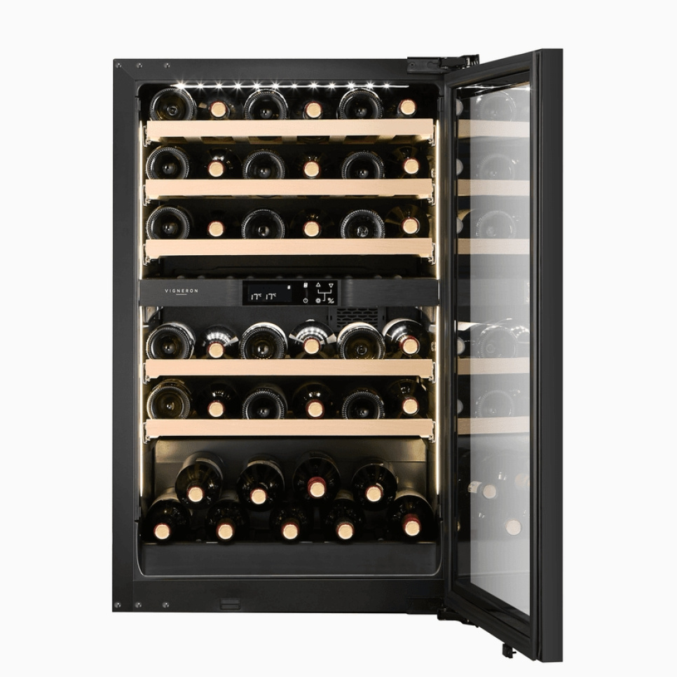 Wijnkoelkast Kitchen Integrated 90, Dubbele zone - Vigneron
