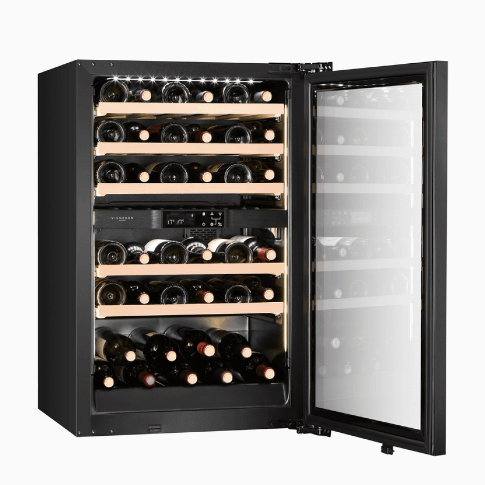 Wijnkoelkast Kitchen Integrated 90, Dubbele zone - Vigneron