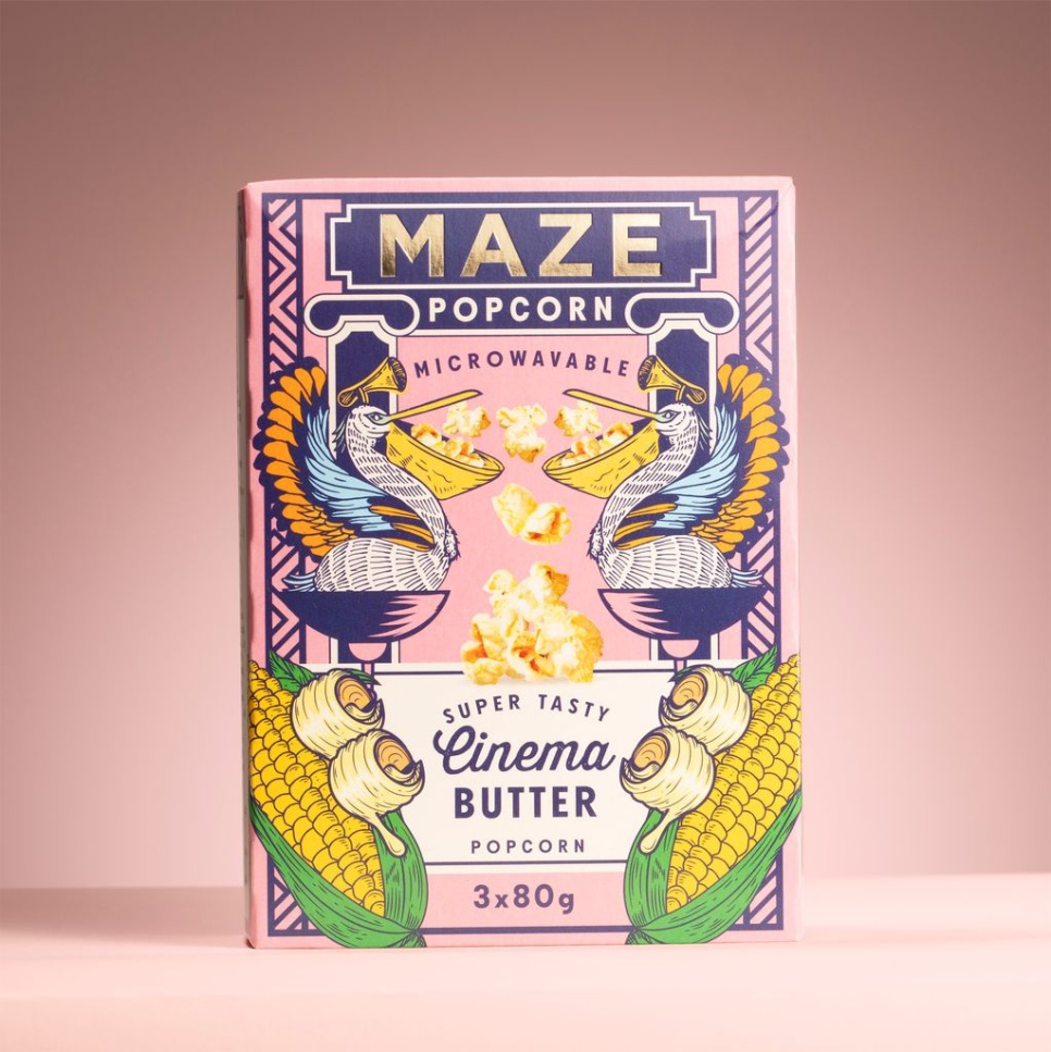 Popcorn 3x80 g - Maze in de groep Koken / Koloniaal bij The Kitchen Lab (2155-33444)