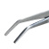 Pincet, gebogen, 14 cm, zilver - The Kitchen Lab