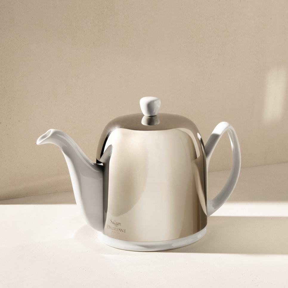 Teapot, Salam Blanc, 0,7 liter - Guy Degrenne Teapot, Salam Blanc, 0,7 liter - Guy Degrenne