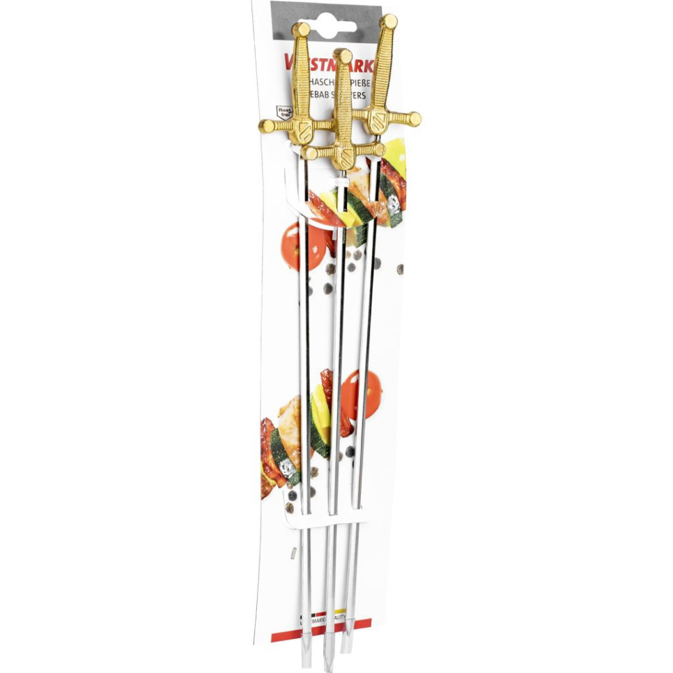 Shish kebabspies zwaard, 32 cm, 3-pak - Westmark Shish kebabspies zwaard, 32 cm, 3-pak - Westmark