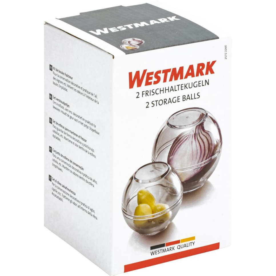 Bewaarbollen, luchtdicht, 7 en 9 cm - Westmark