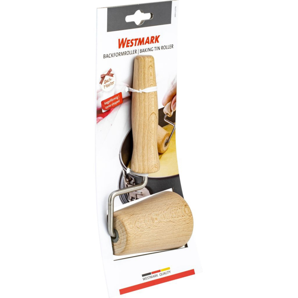 Houten deegroller voor bakvorm, conisch - Westmark Houten deegroller voor bakvorm, conisch - Westmark