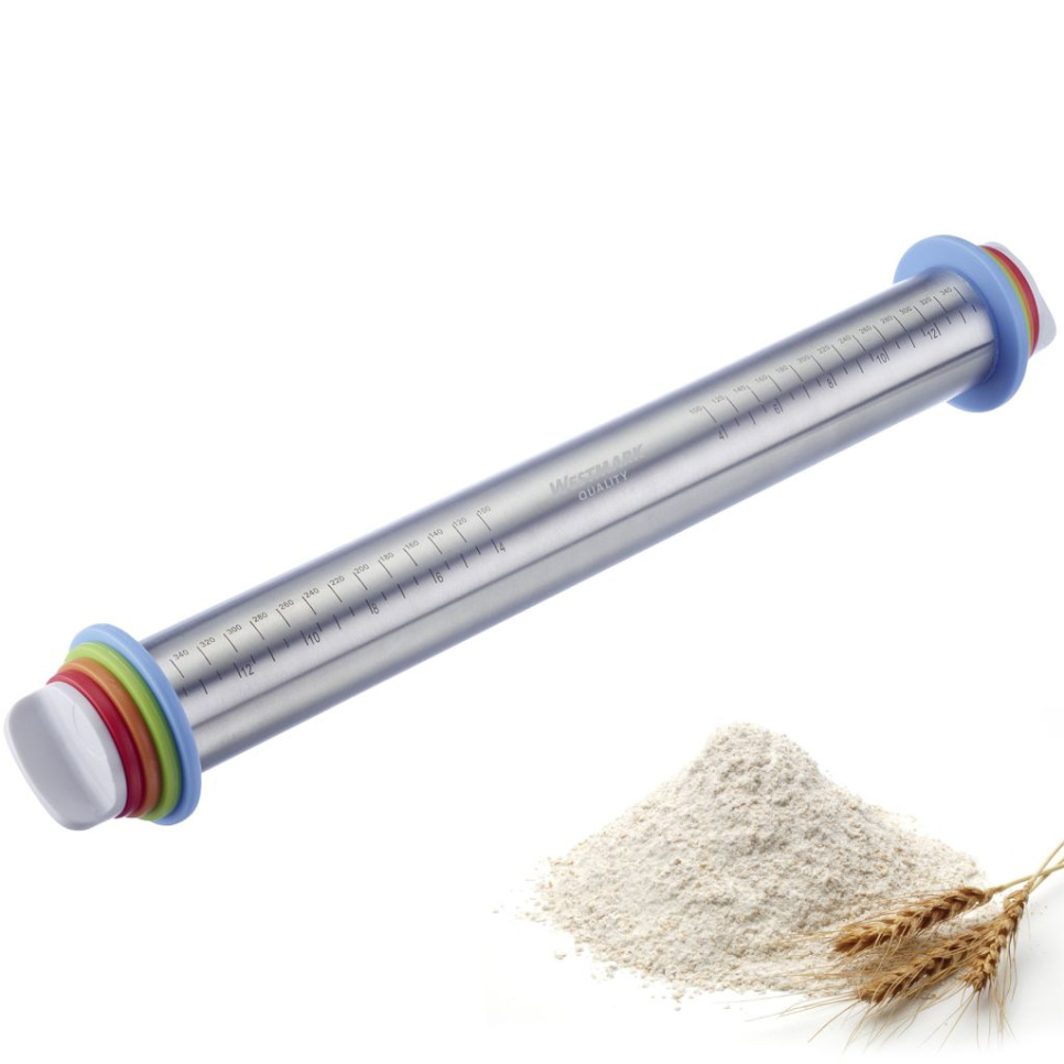 Deegroller met vier tussenstukken - Westmark Deegroller met vier tussenstukken - Westmark