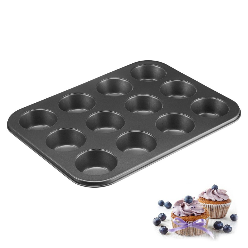 Muffinvorm voor twaalf muffins, antiaanbaklaag - Westmark Muffinvorm voor twaalf muffins, antiaanbaklaag - Westmark