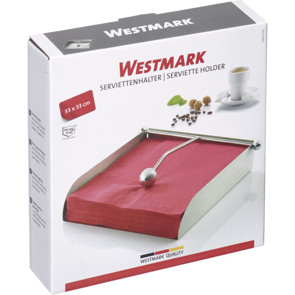Roestvrij stalen servethouder - Westmark Roestvrij stalen servethouder - Westmark