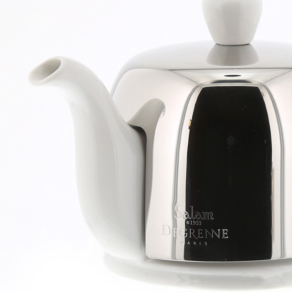 Teapot, Salam Blanc, 0,35 liter - Guy Degrenne