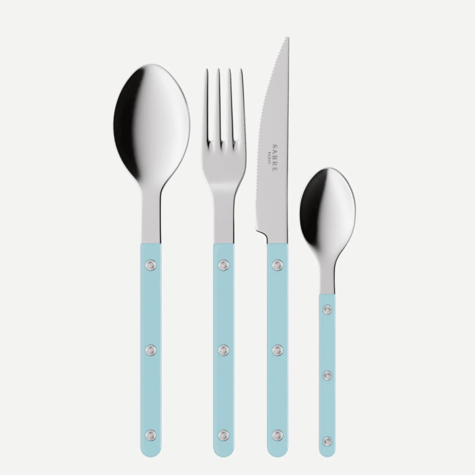 Bestekset, 4 stuks, Bistrot, Pastel Blue - Sabre Paris in de groep Tafelschikking / Bestek / Bestek bij The Kitchen Lab (2195-30346)