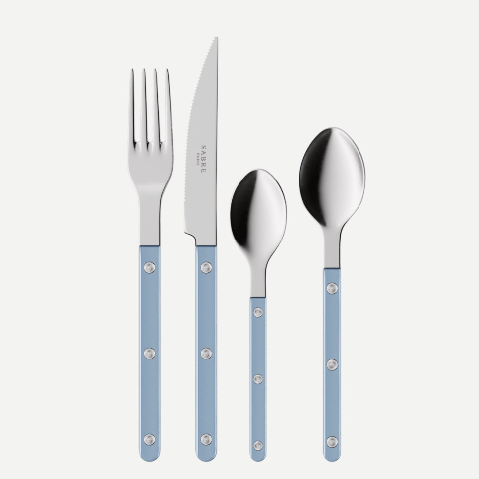 Bestekset, 24 stuks,-Bistrot Pearly, Light blue - Sabre Paris in de groep Tafelschikking / Bestek / Bestek bij The Kitchen Lab (2195-32323)