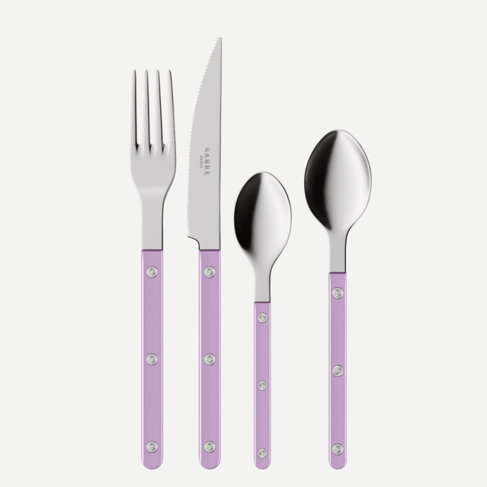 Bestekset, 24 stuks,-Bistrot Pearly, Lilac - Sabre Paris in de groep Tafelschikking / Bestek / Bestek bij The Kitchen Lab (2195-32324)
