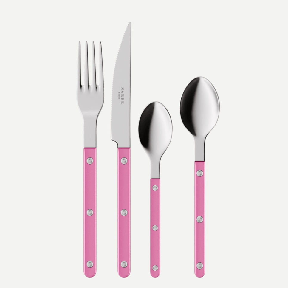 Bestekset, 24 stuks,-Bistrot Pearly, Pink - Sabre Paris in de groep Tafelschikking / Bestek / Bestek bij The Kitchen Lab (2195-32329)